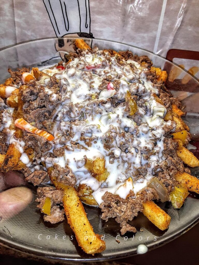 Philly steak cheese fries