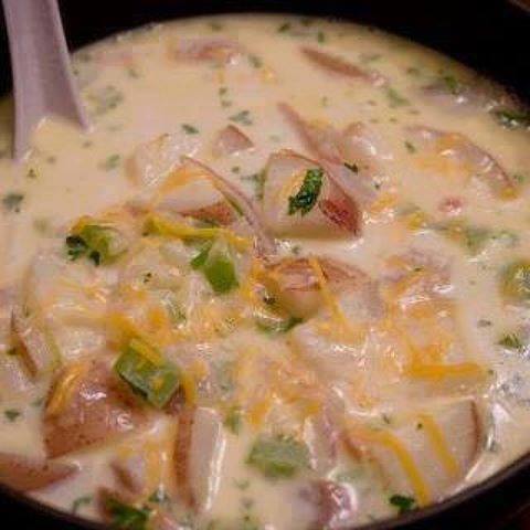 THE BEST potato soup recipe ever!️