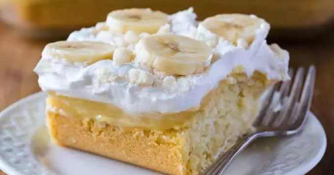 Banana Pudding Lush Cake