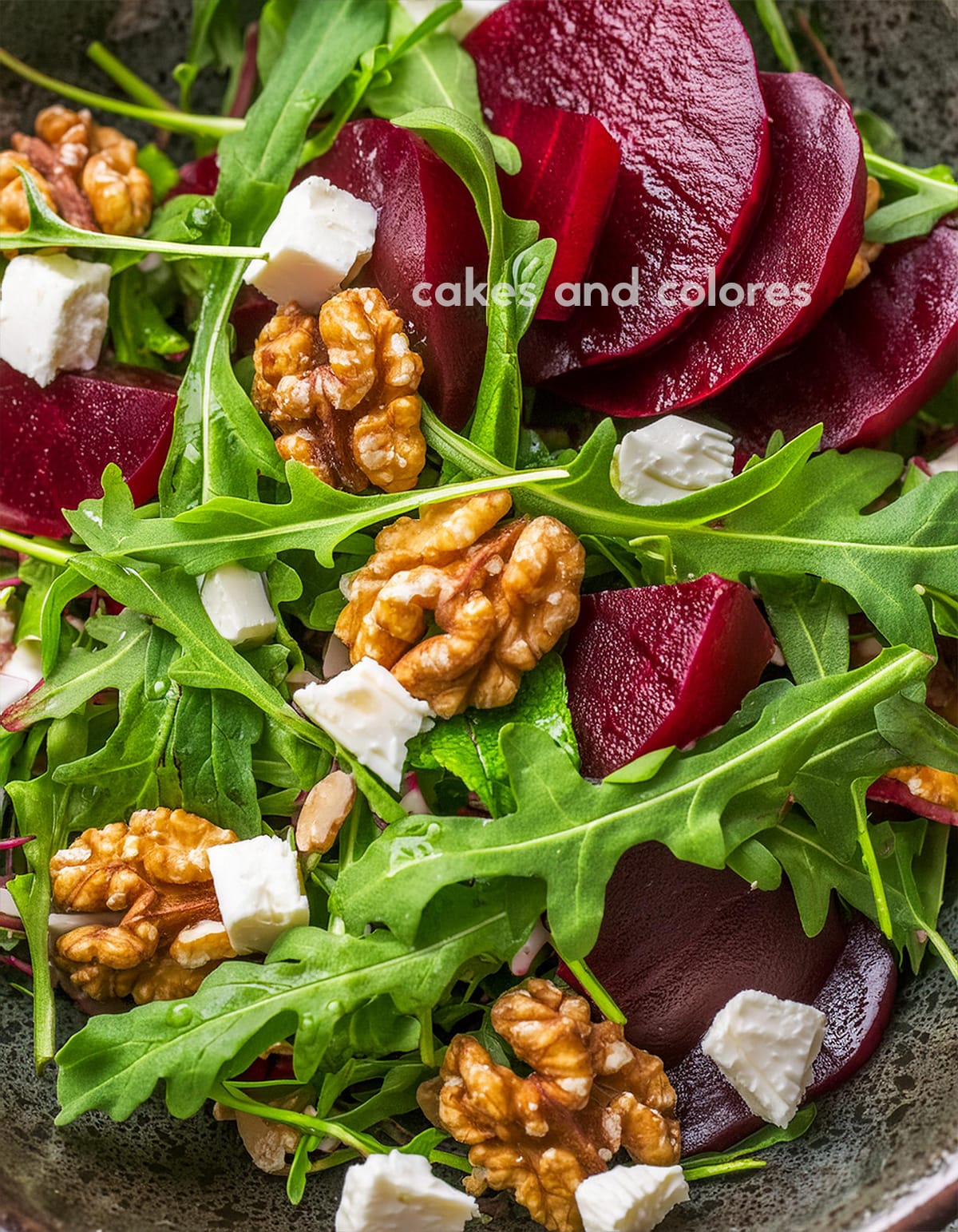 Arugula Beet Salad - Cakes And Colors