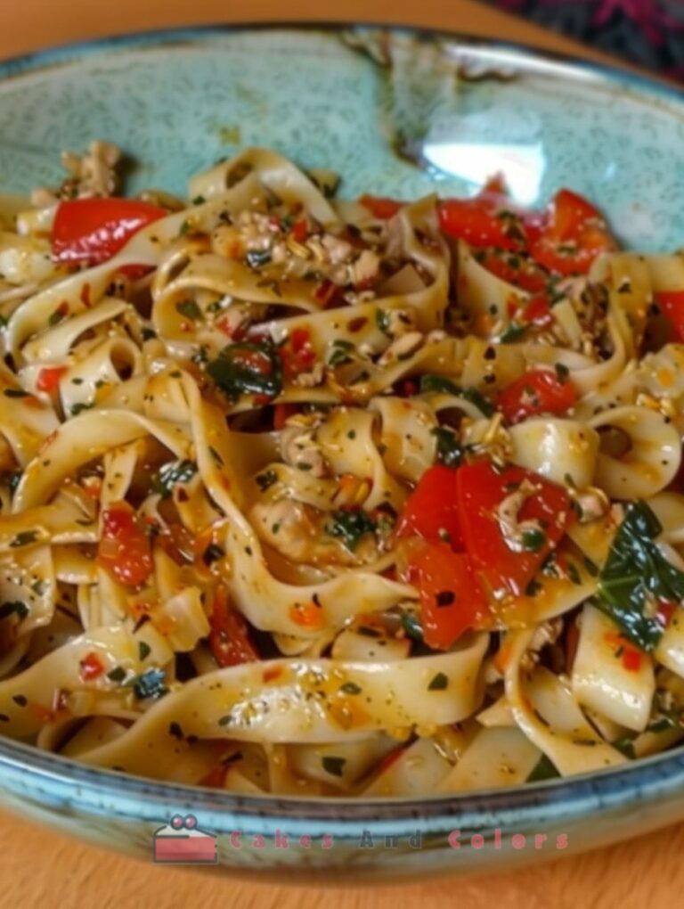 Italian Drunken Noodles Cakes And Colors